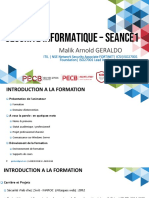 Chapitre 0 - Prise de Contact Et Introduction PDF