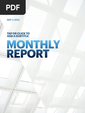 monthly report