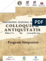 Program Simpozion Studentesc 2023 PDF