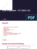 CSR Action Plan For FY 2021 22 PDF