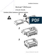 Micrologix™ 1500 Processor: Installation, Einbau, Installazione, Instalación, Instalação