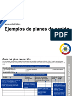 Ejemplos de Planes de Acción Folleto