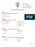 (1ere S) Inéquations Du Second Degre PDF