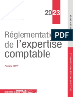 Réglementation Expertise Comptable 2023 PDF