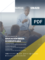 Profesorado en Educación Media Diversificada PDF