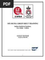 Download Six Sigma Green Belt by sanjayerp5076 SN6425835 doc pdf