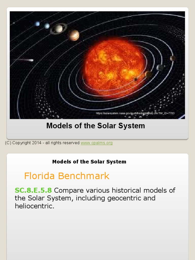 Models of The Solar System | PDF