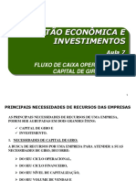 GEI Aula 7 Fluxo de Caixa Operacional e CGLíquido PDF