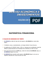 GEI Aula 9 Noções de Matemática Financeira PDF