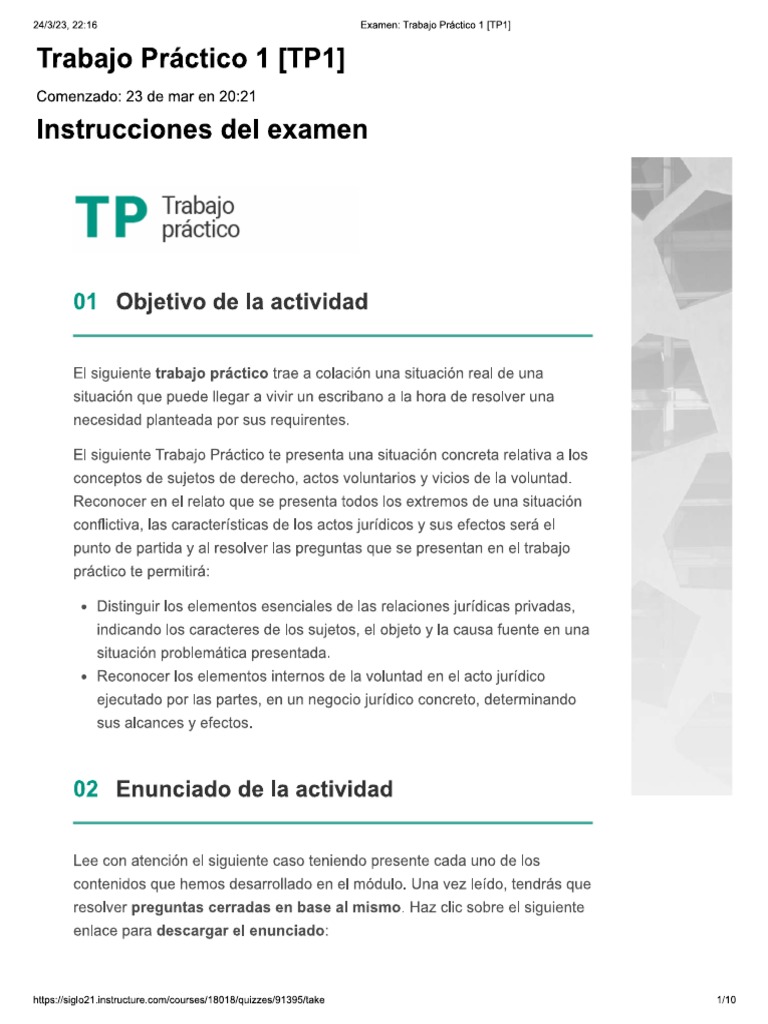 tp1 Civil PDF | PDF