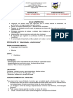 Infantil Iv-A - Professora Maria Aparecida - 08 A 12 de Março PDF