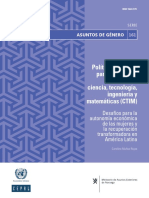 CEPAL - 2021 - Políticas Públicas para La Igualdad de Género en Ciencia, Tecnología Ingenería y Matemáticas (CTIM)