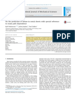 On The Prediction of Failure in Metal Sheets With Special Reference