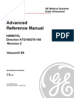 GE Voluson E8 Ultrahang - Advance Reference Manual