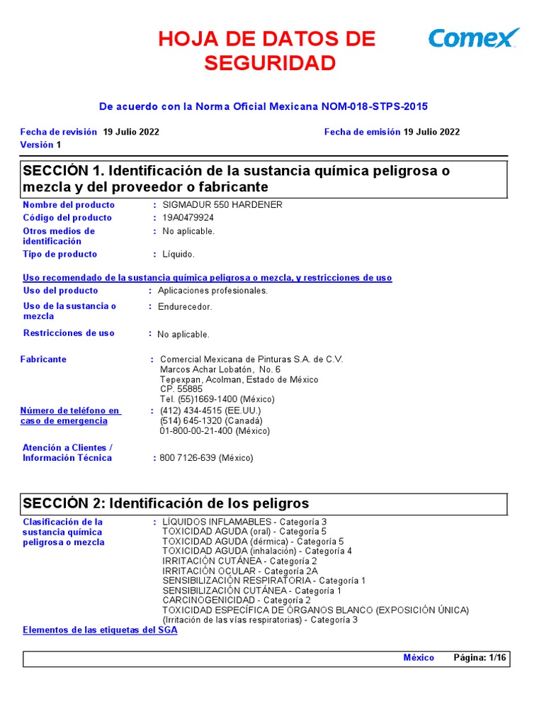 Sigmadur 550 HardenerSds PDF