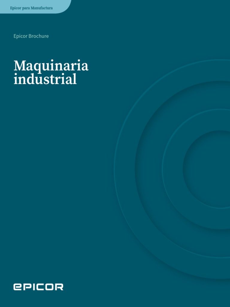MFG Industrial Machinery Industry Overview BR SP PDF