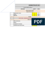 Calculo de Obra Por Administração