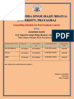 Counselling Guidlines & Schedule For MA, M.Com & MSW Updated - 1sep