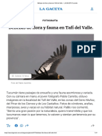 Bellezas de Flora y Fauna en Tafí Del Valle PDF