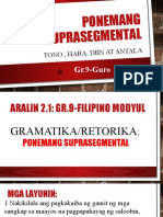 Ponemang Suprasegmental gr9 Powerpoint Presentation
