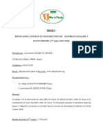 Projet de Rénovation - Finition - ASSO ALLER A L ECOLE - PDF 1334560546264