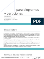 Area de Paralelogramos y Particiones PDF