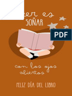 Historia de Instagram Dia Del Libro Ilustrado Estrellas Color Azul Rosa Marron PDF