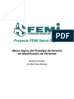 Marco Logico Del Prototipo de Servicio de Identificacion de Personas PDF