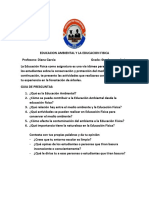 Educacion Ambiental y La Educacion Fisica