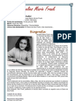 Ana Frank biografía diario Holocausto