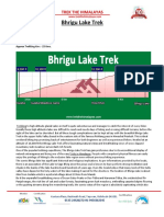 Bhrigu Lake Trek Itinerary