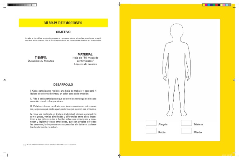Reconociendo emociones a través de un mapa corporal | PDF