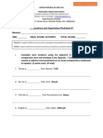 1NMs Comparatives and Superlatives Worksheet