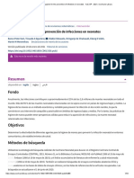 Higiene de manos para prevenir infecciones en recién nacidos