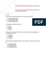 2365-602 Electrical Science Practice Test Questions PDF