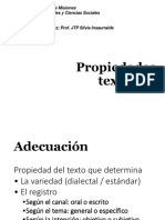 7 Propiedades Textuales La Cohesión