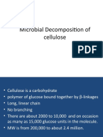 Microbial Decomposition of Cellulose
