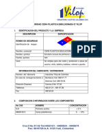 Hoja de Seguridad Cera Plastica Emulsionada D Yilop 2015