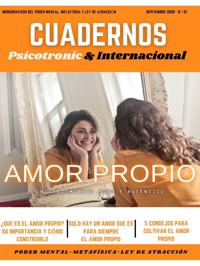 Cuadernos Amor Propio Pdf Pdf Autoestima Amor