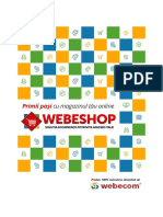 Webeshop - Primii Pasi Cu Magazinul Tau Online PDF