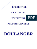 Referentiel CAP Boulanger PDF
