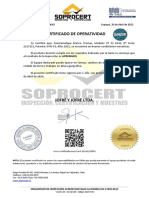 Certificado Kypj-53