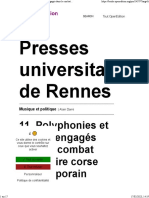 Polyphonies Et Chants Engagés Dans Le Combat Identitaire Corse Contemporain Françoise Albertini PDF