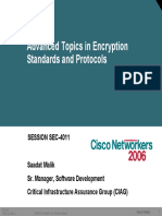 Advanced Topics in Encryption Standards and Protocols 2006 Cisco