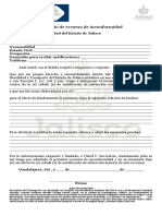 Formato de Recurso de Inconformidad DSP