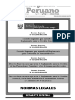 Reglamento Para La Gestion Forestal Reglamento Para La Gest Decreto Supremo Ns 018 Al 021 2015 Minagri 1293975 1