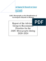 IARCMonographs-Advisory Group Report-Priorities - 2020-2024 PDF
