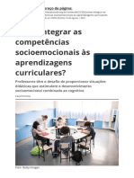 Competências Socioemocionais e o Currículo