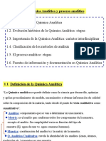 Tema 1. Química Analítica y Proceso Analítico