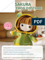 Green Frog Costume Crochet Pattern